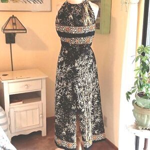 Art Tie On Jumpsuit